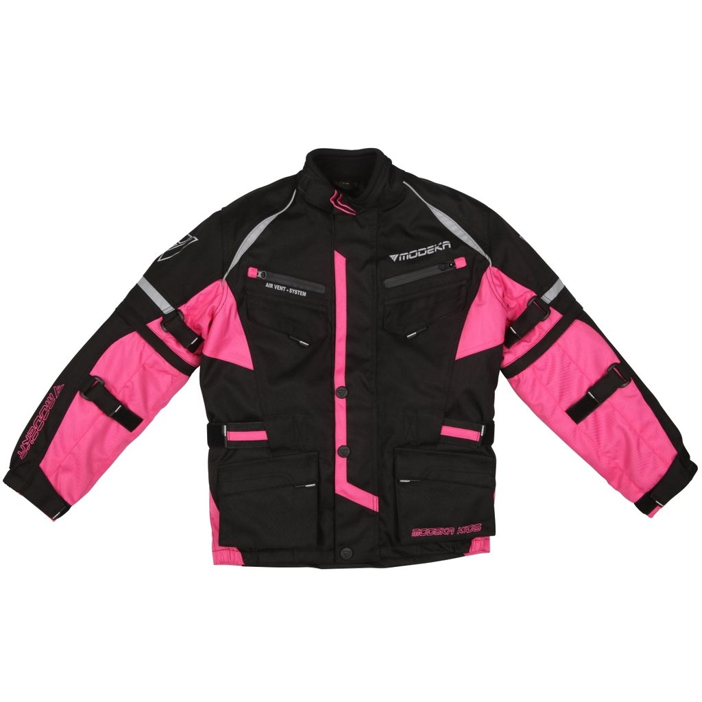 Modeka Jacke Kids Tourex II schwarz/pink 164 Produktbild 