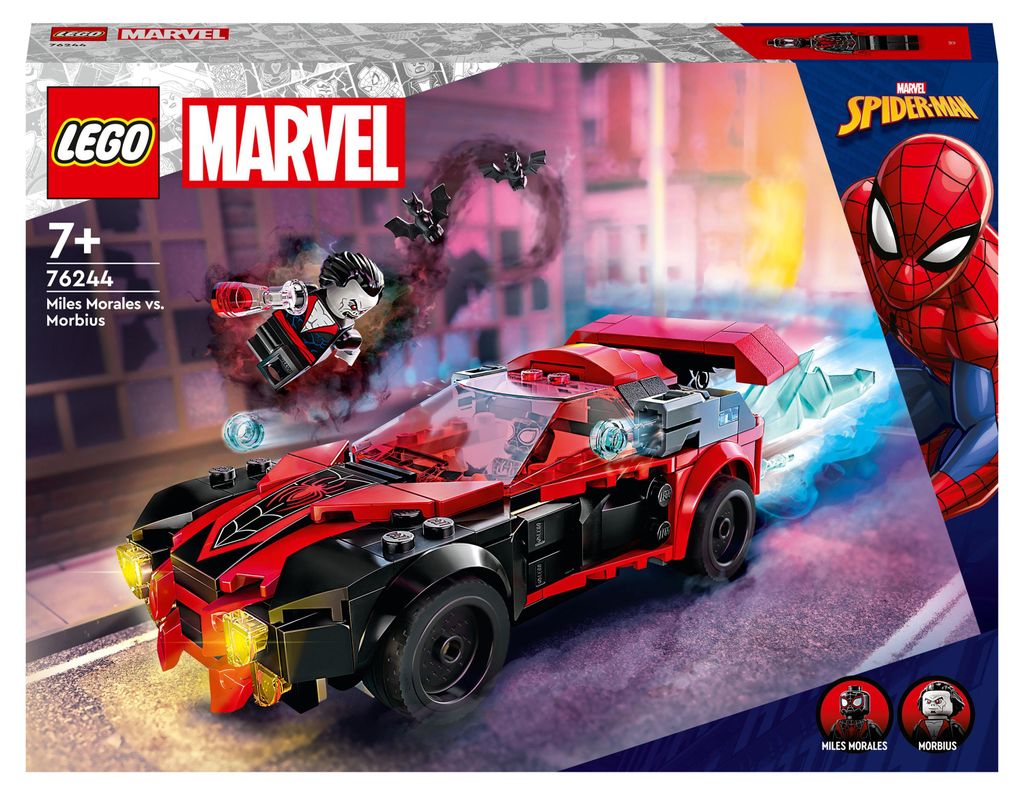 LEGO 76244 Marvel Miles Morales vs. Morbius Set, Spider-Man Produktbild 