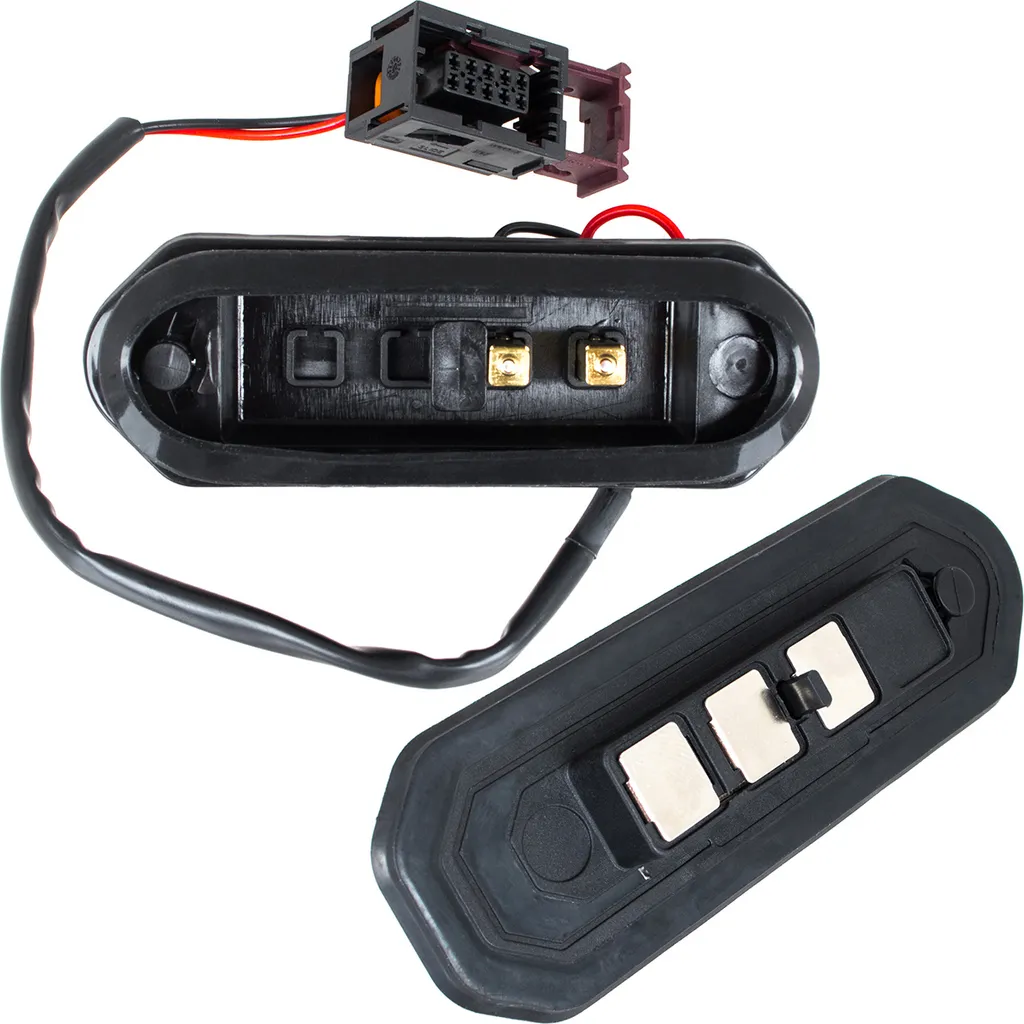 Contact de Porte Coulissante Fiable 1373238080 en ABS Renforcé Noir