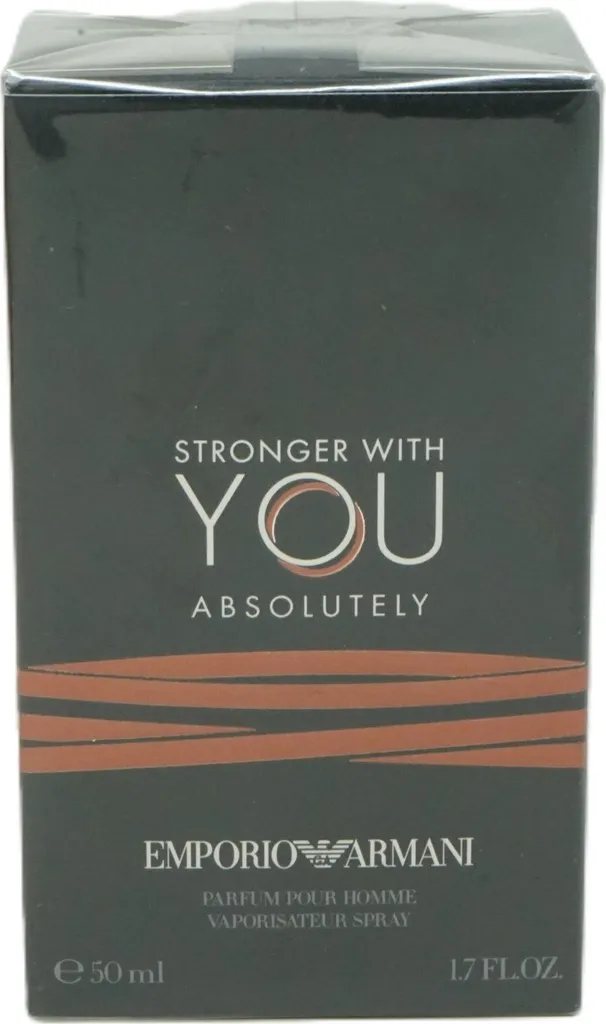 Stronger With You Absolutely Armani Parfum Boisé et Vanillé de 50 ml
