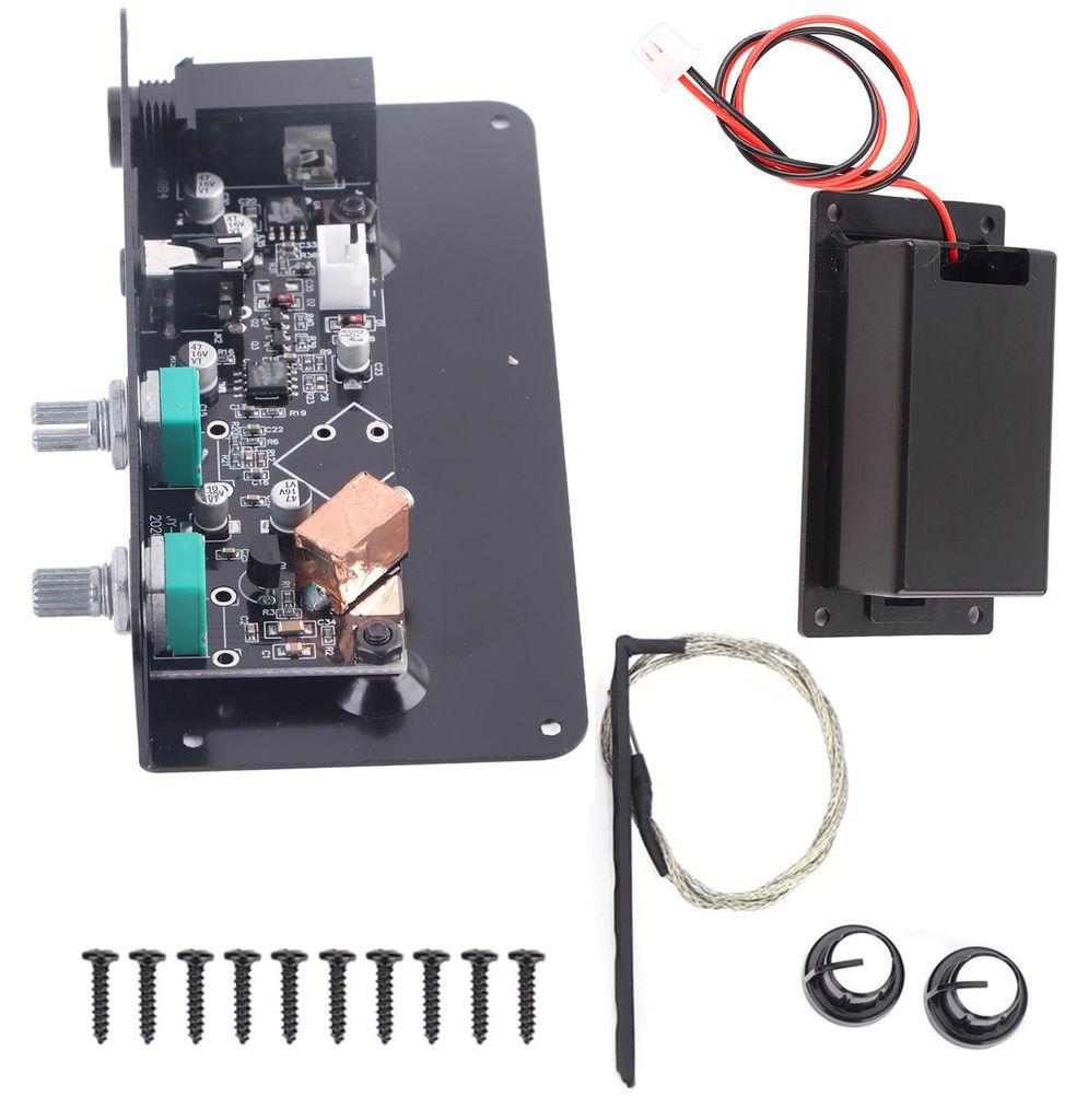 SG-20 Silent Guitar EQ Equalizer Pickup mit Ton- und Lautstärkeregler šC Teile für Gitarrenbauer und Heimwerker