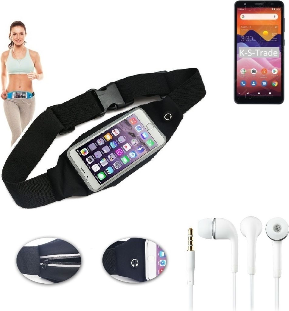 K-S-Trade Bauchtasche Gürteltasche kompatibel mit ZTE Avid Produktbild 