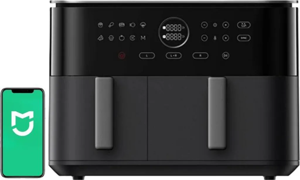 Friteuse à air Xiaomi 10L - Préparez un repas complet pour toute la famille