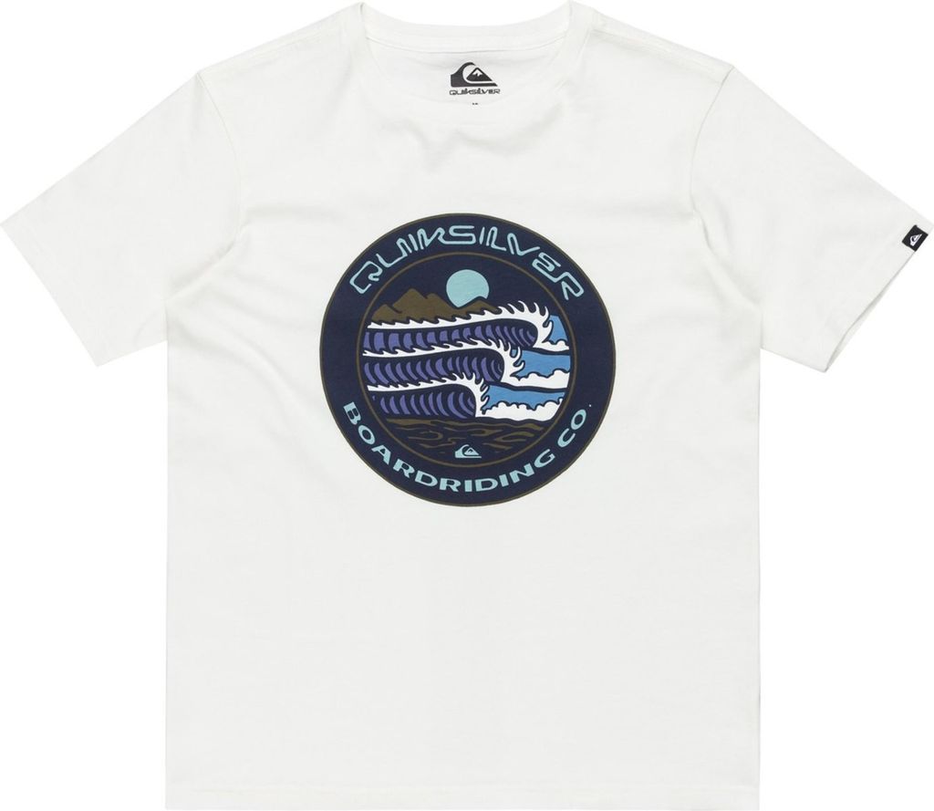 Quiksilver Evo Three Seas Kurzarm-t-shirt Weiß 8 Years Junge Weiß 8 Years