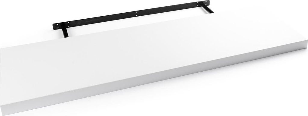 Wandboard - 100 x 23,5 cm - Weiß matt - MDF - PVC
