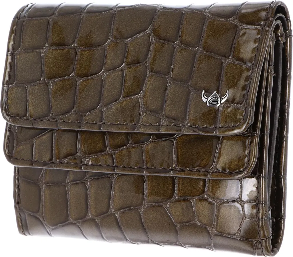 Golden Head Pelle portafoglio Cayenne RFID Protect Überschlagbörse 1176 Toffee marrone