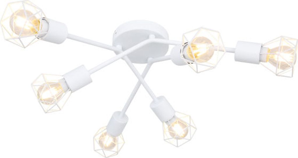 Globo Lighting Deckenleuchte Metall weiß, Metall weiß, ø: Produktbild 