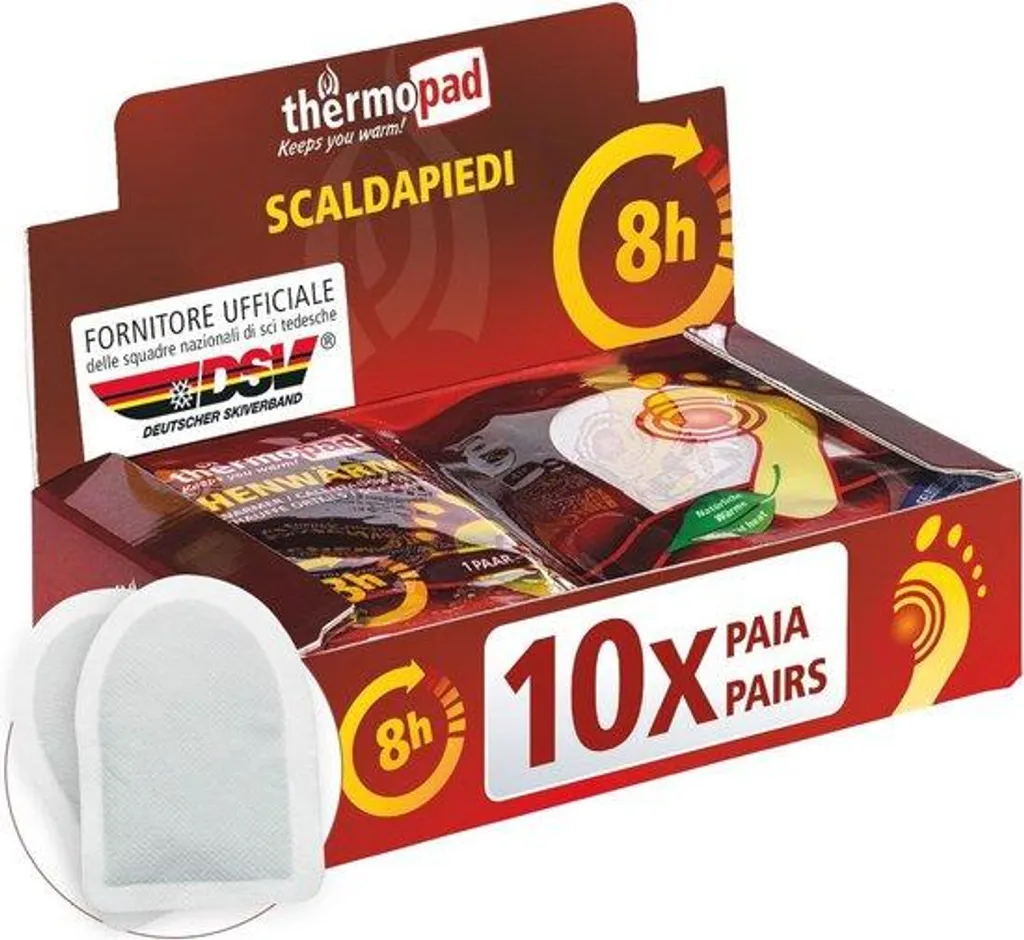 Semelles chauffantes jetables pour chaussures hiver - Pack 10 paires