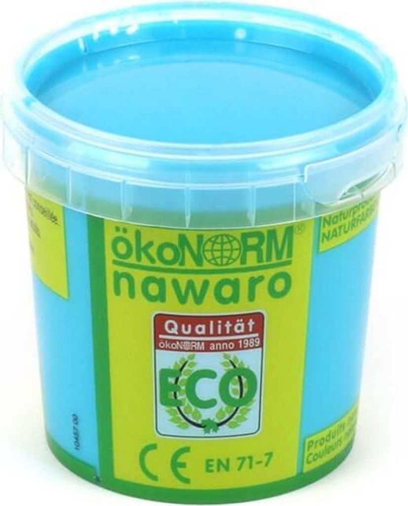 ökoNorm Fingerfarbe nawaro, Becher 150g : türkis Farbe: türkis