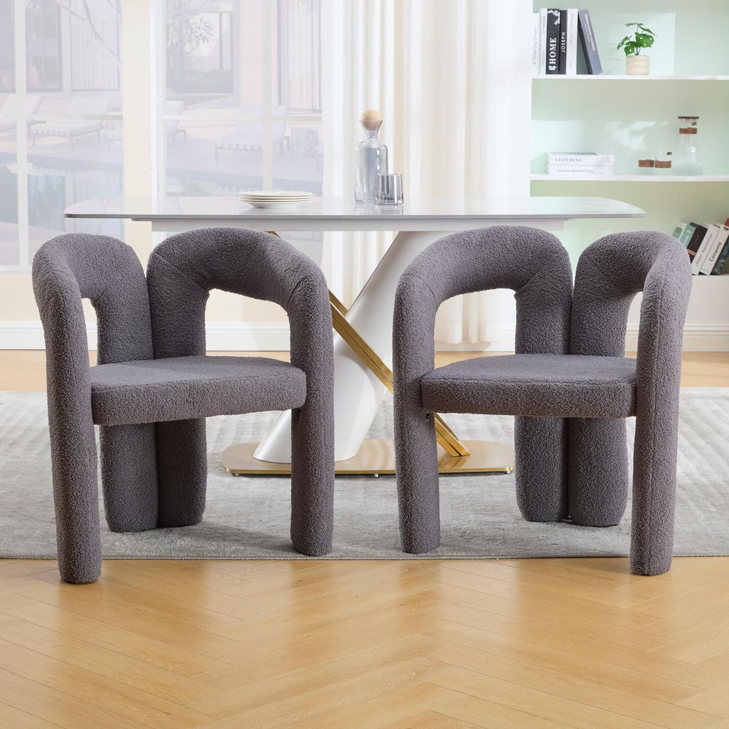 Premium Teddy Polstersessel Ergonomischer Sessel Teddy-Flor Loungesessel Wohnzimmersessel Polsterstuhl Esszimmerstuhl Relaxsessel Modern
