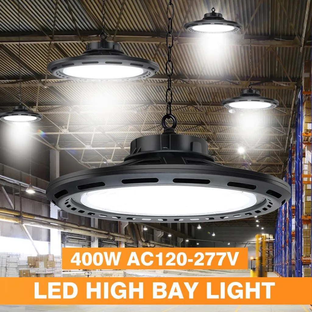 Éclairage LED Entrepôt 400W 6000K - Solution Idéale pour Plafonds Hauts - 2