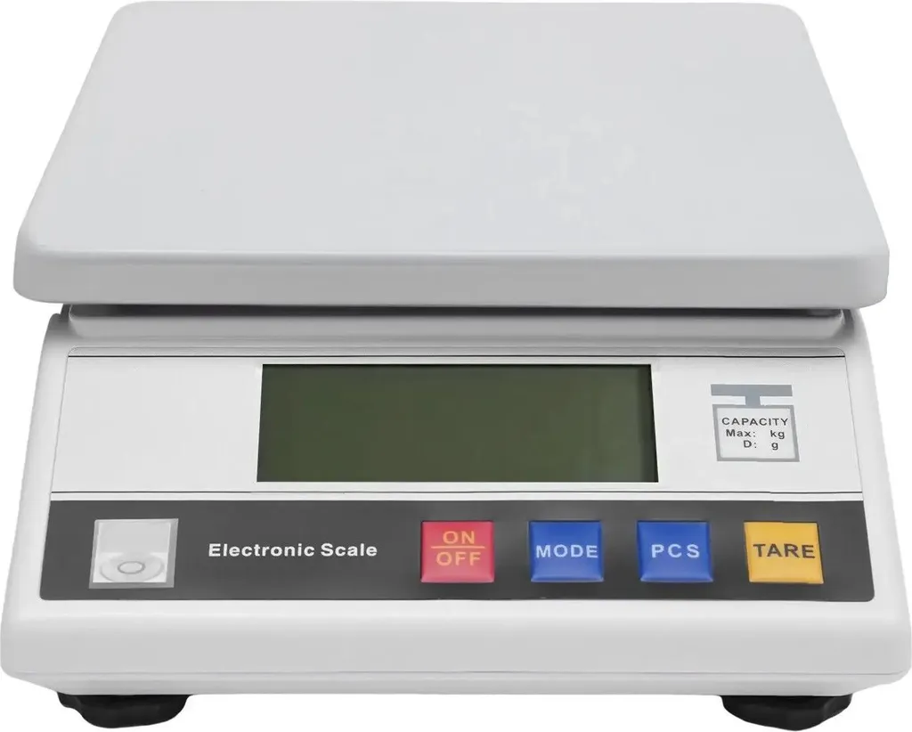 Balance de comptage électronique 7,5 kg blanche avec affichage LCD clair