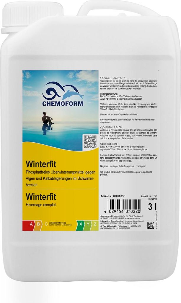 3 Liter Chemoform Winterfit Überwinterungsmittel Pool Produktbild 