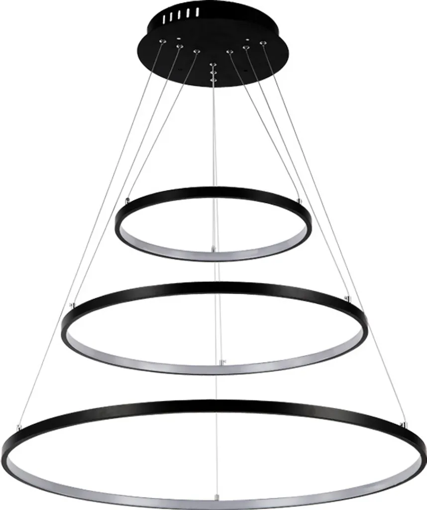 Eurotondisplay 2130-3 Black Lampada LED 108W 70cm Dimmerabile