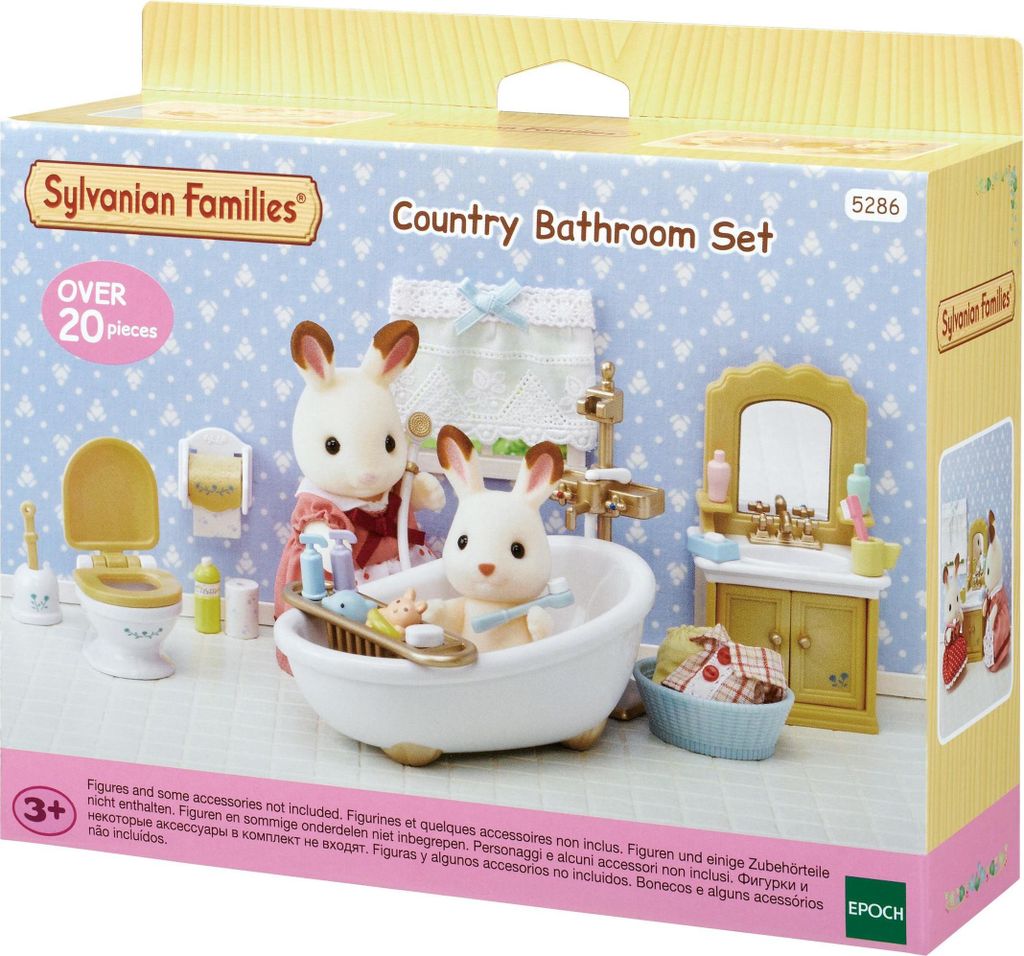 Sylvanian Families Badezimmer im Landhausstil