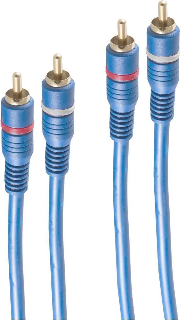 Câble RCA Anti-Interférence 5m avec Remote pour Supprimer les Bruits