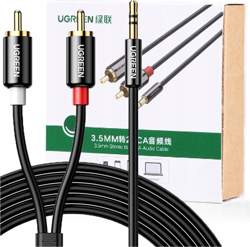 Cavo Ugreen Av116 10583 Audio Mini Jack 3,5 Mm (Męski) / Immagine del prodotto 