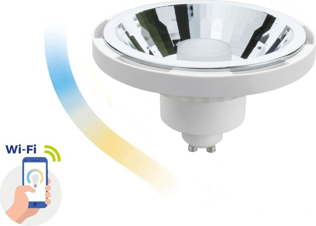 Spectrum SMART LED Leuchtmittel Reflektor weiß 10W GU10 CCT Produktbild 