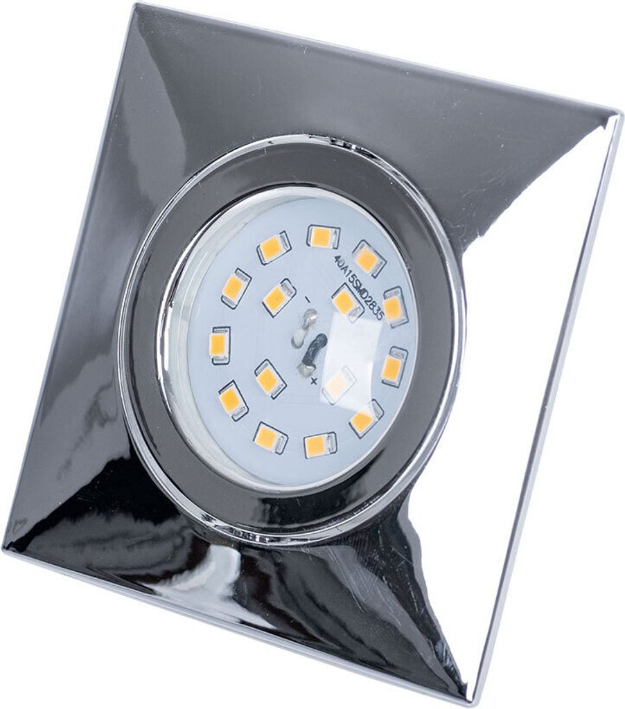 BRILONER Einbauleuchte LED 5W eckig schwenkbar chrom