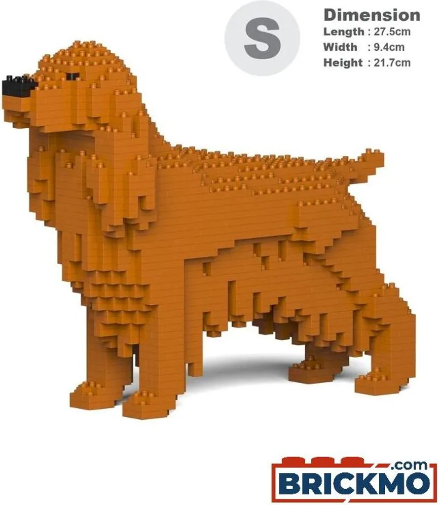 Kit construction Cocker anglais JEKCA Objet déco pour fans de chiens M03
