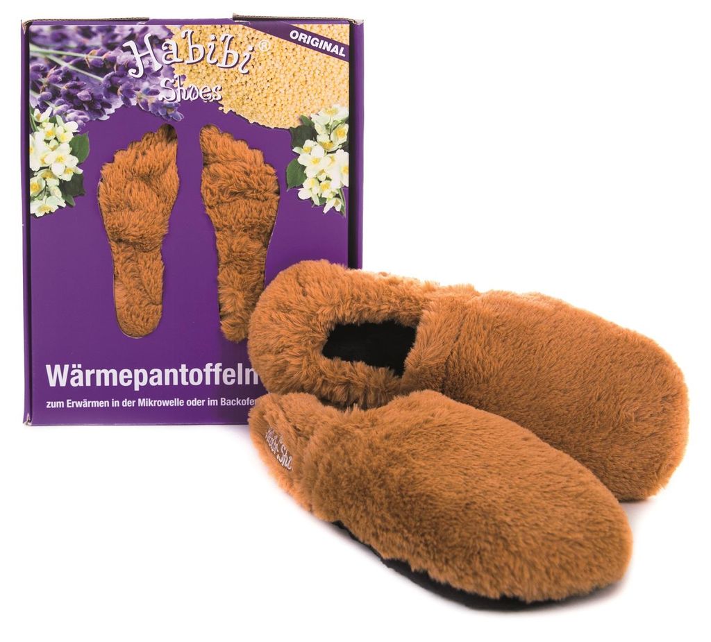 Habibi Wärmeschuhe aufheizbare Thermo Hausschuhe Fußwärmer Produktbild 