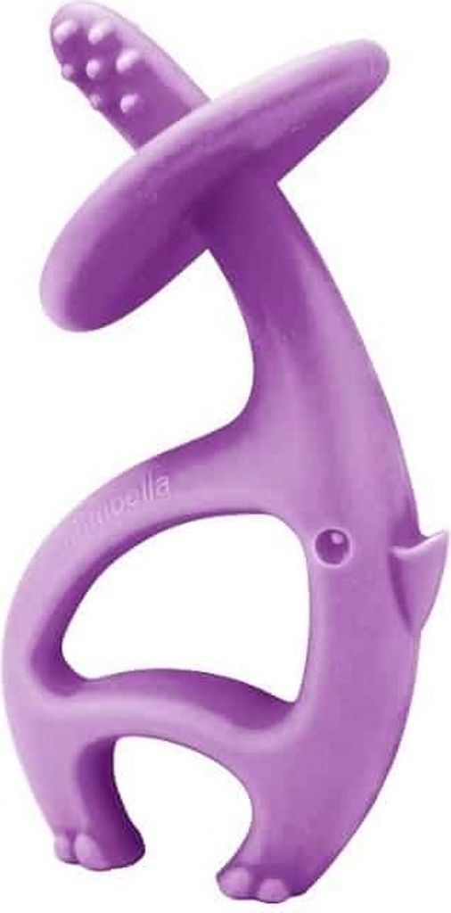 Mombella Beißring Kinder Beißring Dancing Elephant Violett