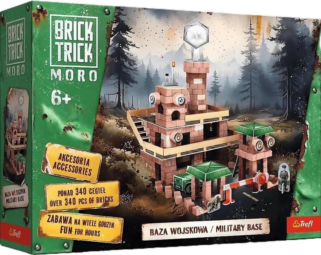 Brick Trick Moro Military Base XL : Kit de Construction en Vraies Briques