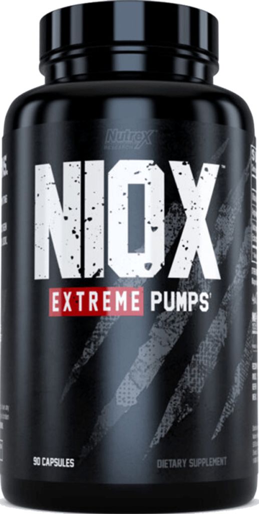 Nutrex Research NIOX Extreme Pumps (90 Caps) Unflavoured - Pre-Workout - NO-Booster