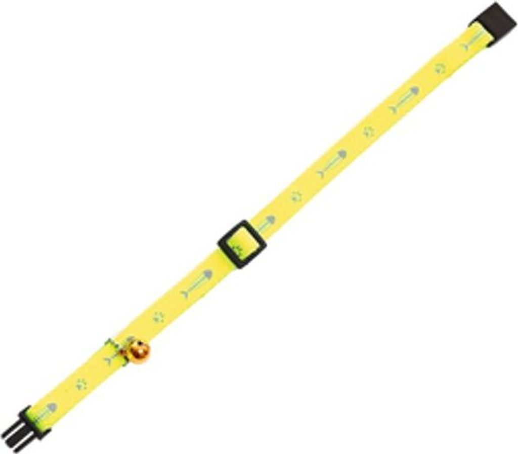 Karlie Art Sportiv Fisch - Katzenhalsband - Nylon - Gelb - 30x1 cm