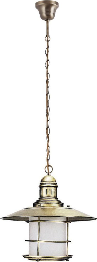 Lampa wisząca Sudan brązowo-biała 1xE27x60W metal Zdjęcie produktu 