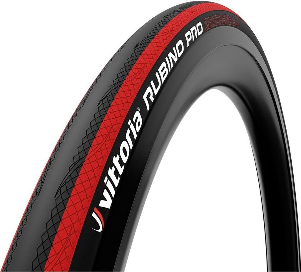Vittoria Rubino Pro 700x25c (25-622) pieghevole nero-rosso Immagine del prodotto 