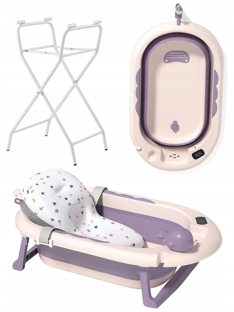 Babywanne - Babybadewanne 65x38 cm - Babybadewanne faltbar Produktbild 