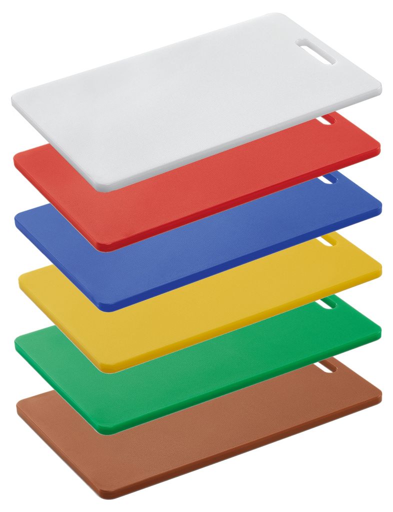Tagliere in PP rosso, lunghezza 40 cm, larghezza 25 cm, Immagine del prodotto 