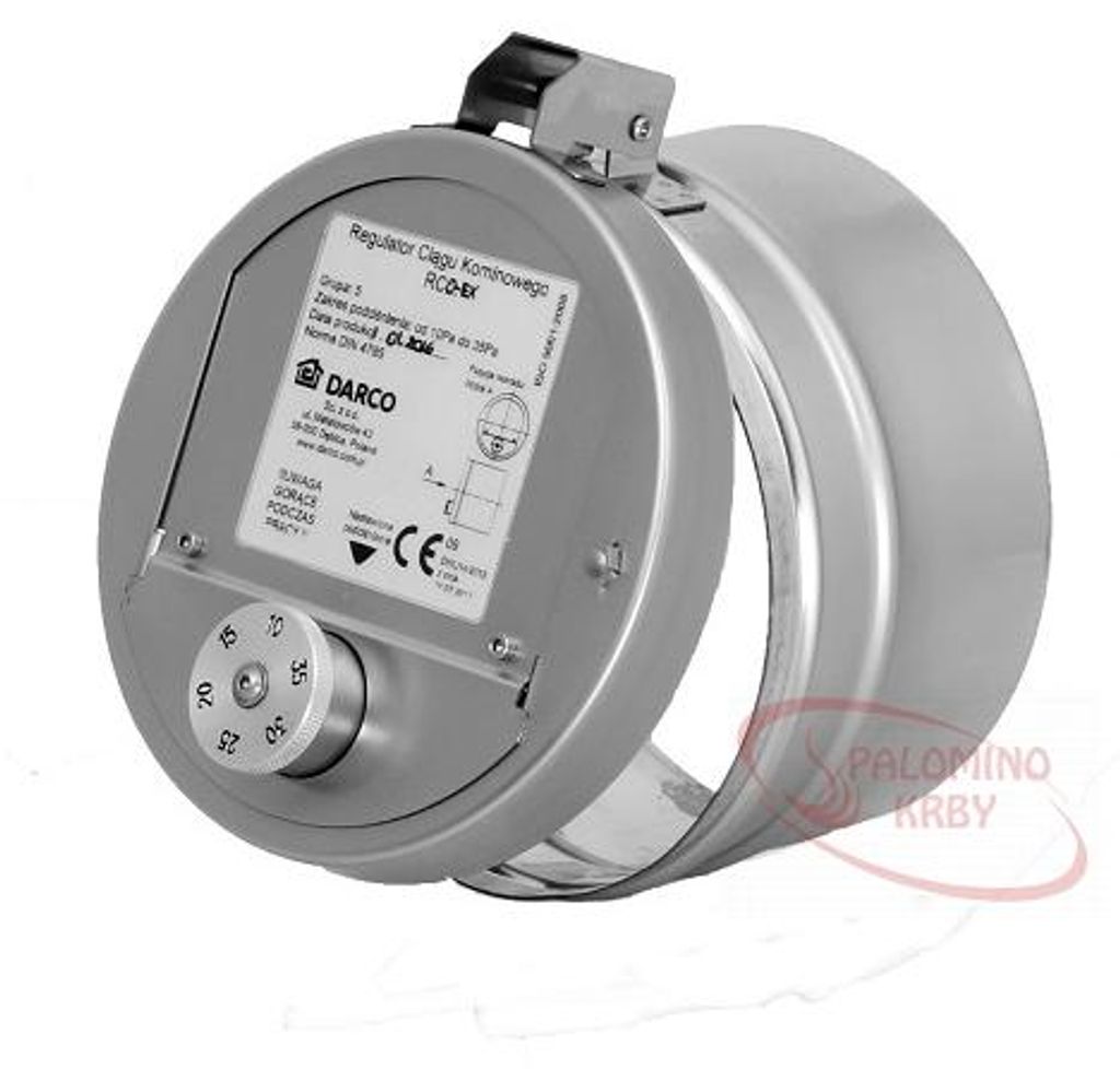DARCO Schornsteinzugregler rund 150mm mit Produktbild 