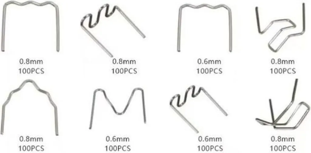 Agrafes pour soudure plastique de carrosserie pack de 800 unités KD10765