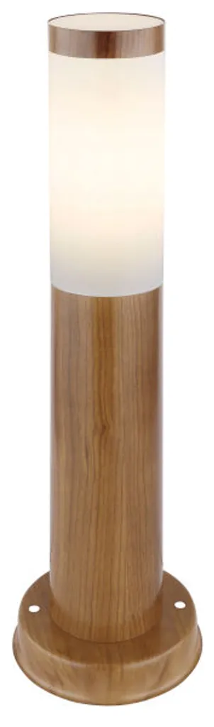 Globo 3158W Boston: Lampada da Giardino Effetto Legno Inox IP44