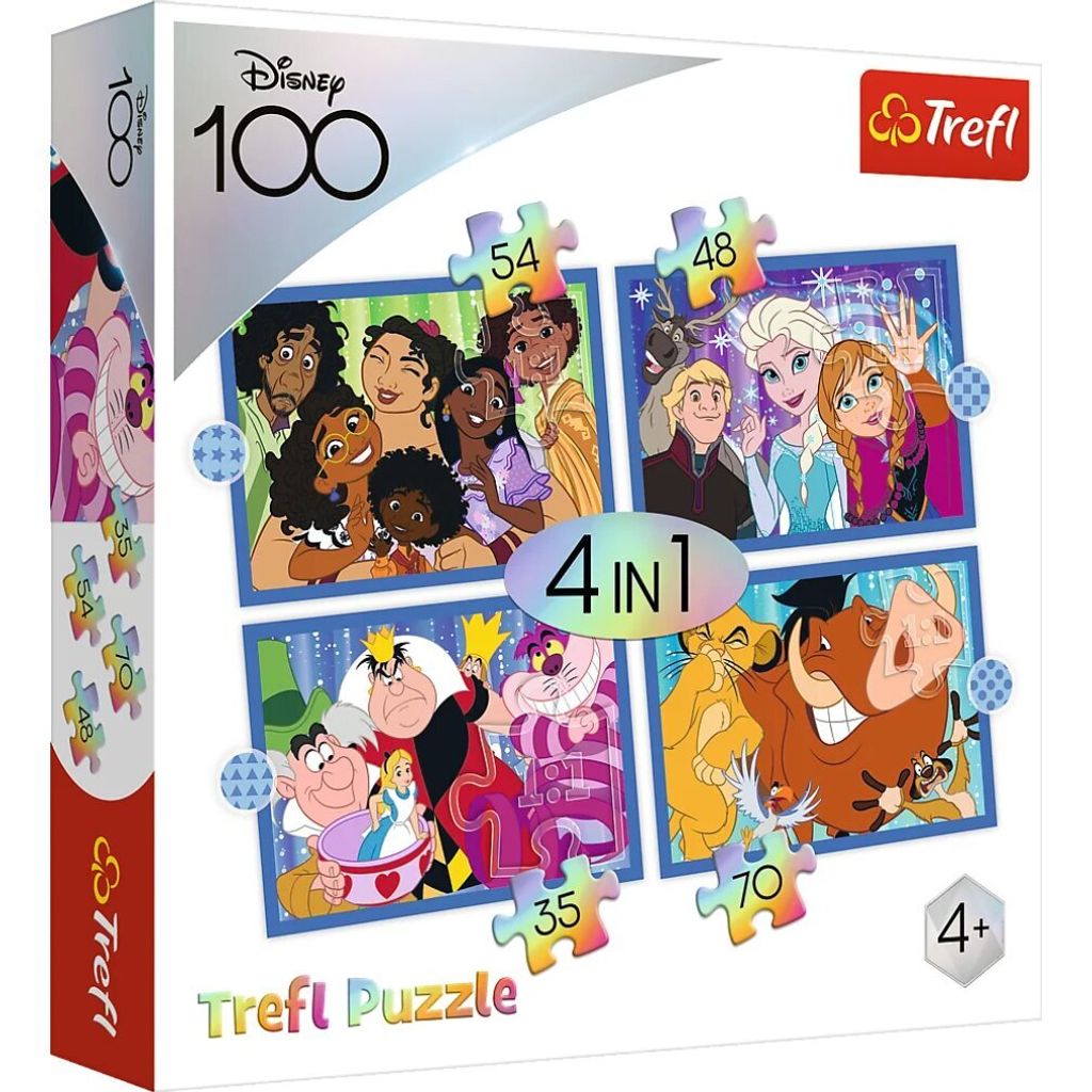 TREFL Puzzle Disney 100 anni: Il mondo felice di Disney