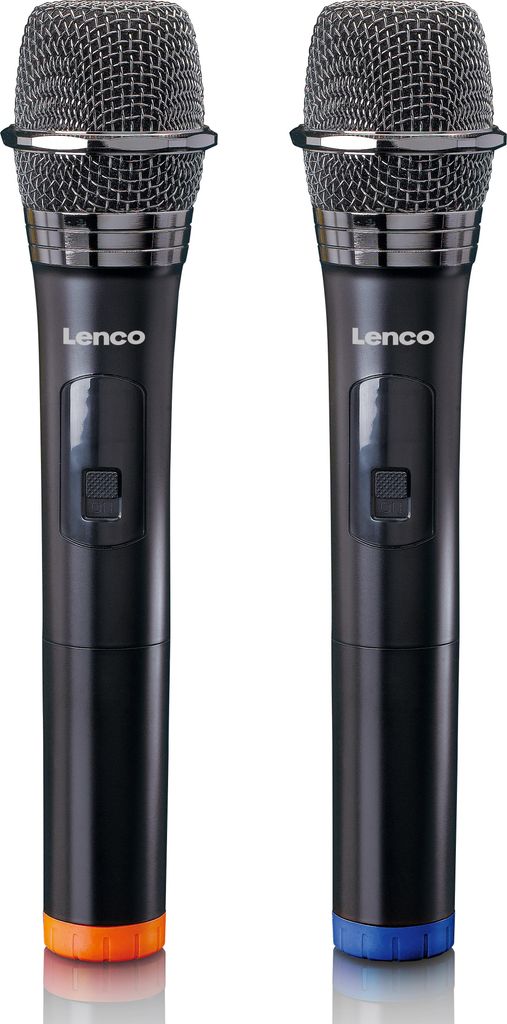 Lenco - MCW-020BK - Set mit 2 kabellosen Mikrofonen Produktbild 