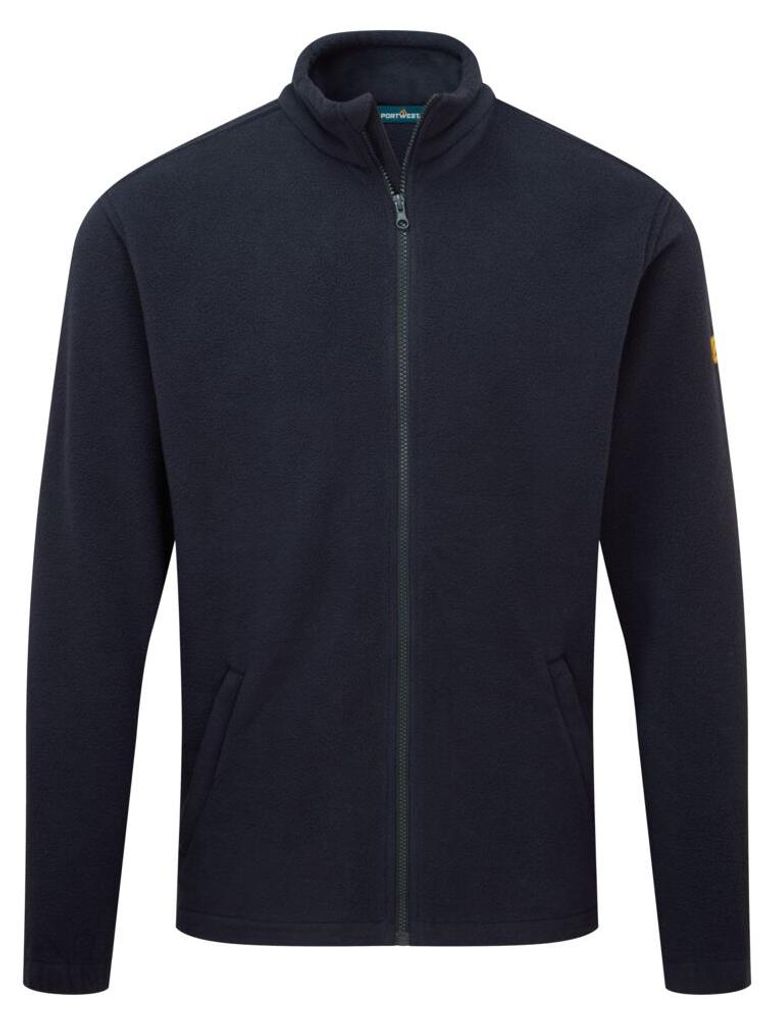 Antistoffen fleece stof - Maat S - Marineblauw - Portwest Productafbeelding 