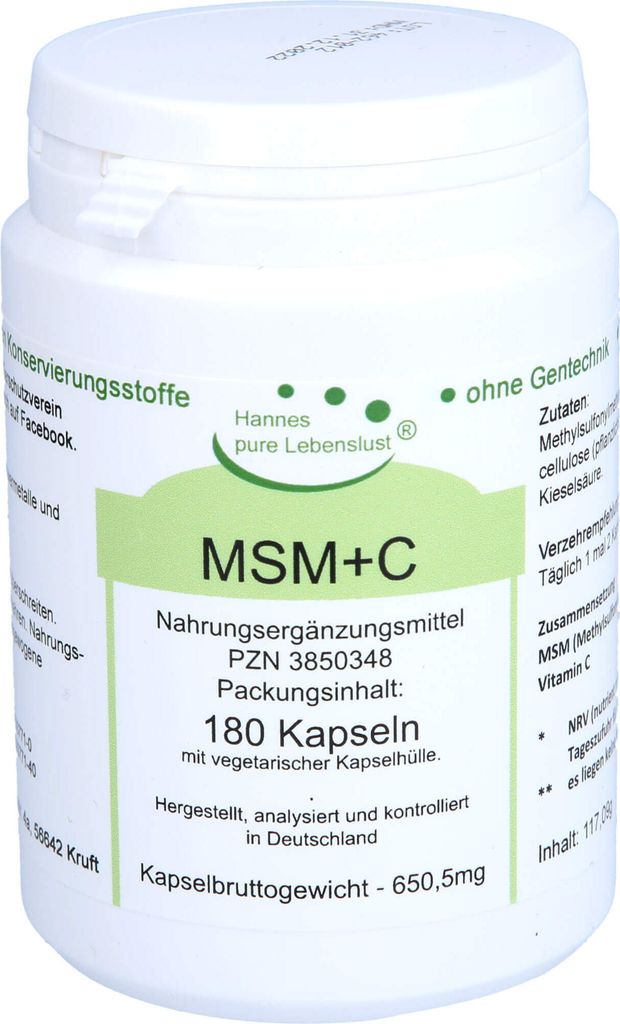 MSM + Biopep Vegi Kapseln, 180 St KAP