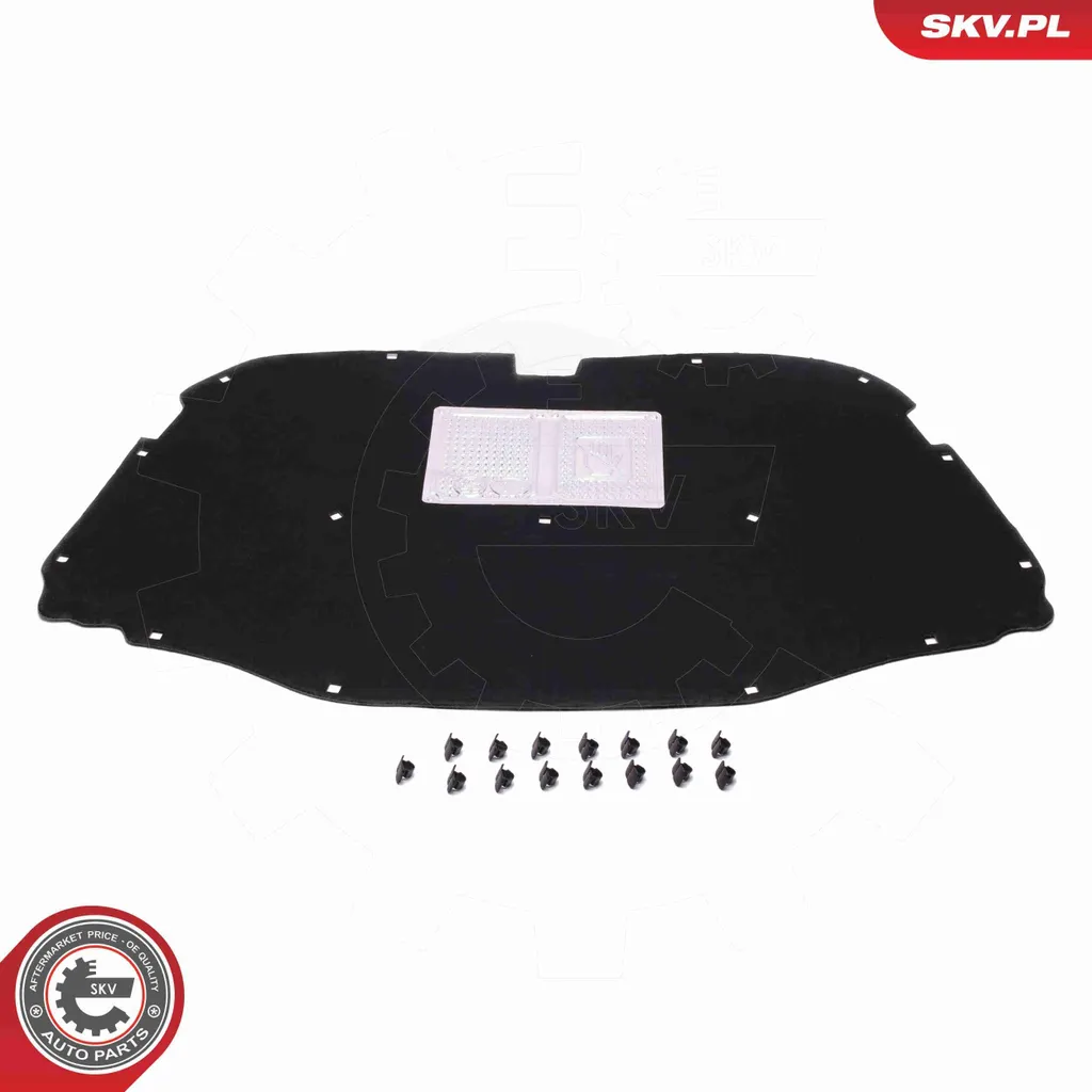 Isolation capot pour VW Touareg 7L6 Réduire bruit moteur 97SKV915 SKV