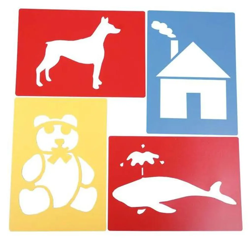 Maxi Pochoirs en Mylar Lavables et Réutilisables pour Travaux de Craft