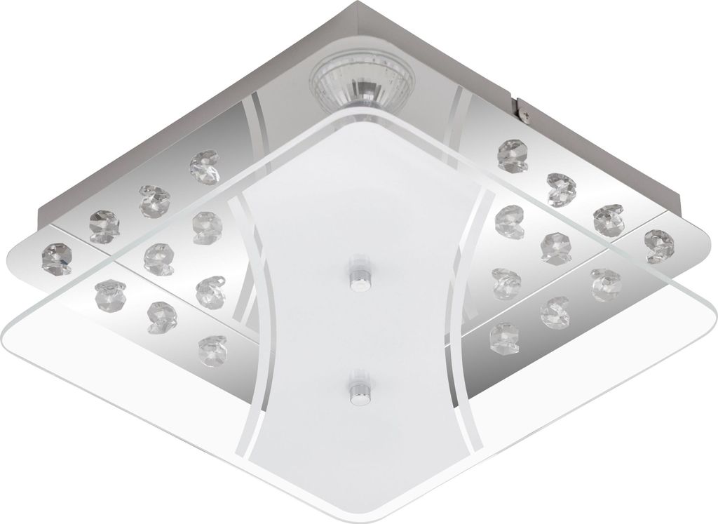 Briloner LED Deckenleuchte Deckenlampe chrom Spotbalken Produktbild 