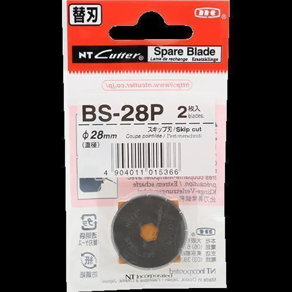 Lame pour tickets détachables NT Cutter BS-28P perforateur de papier