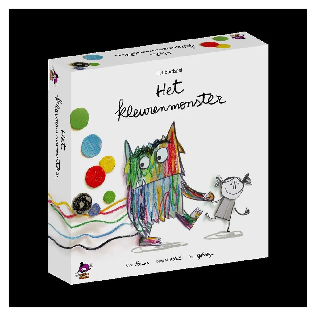 Jeu Éducatif Coopératif Le Monstre des Couleurs pour Enfants dès 4 Ans