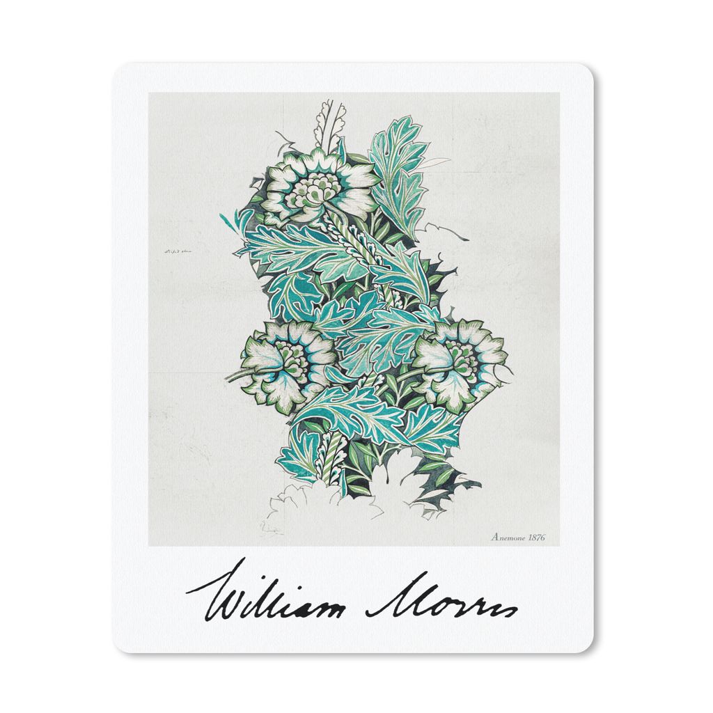 MuchoWow Mauspad Mousepad Blumen - Pflanzen - Grünzeug - Kunst 19x23 cm - Mousepads - Maus Mat - Pad - Mausunterlage - Mauspads - Spielen