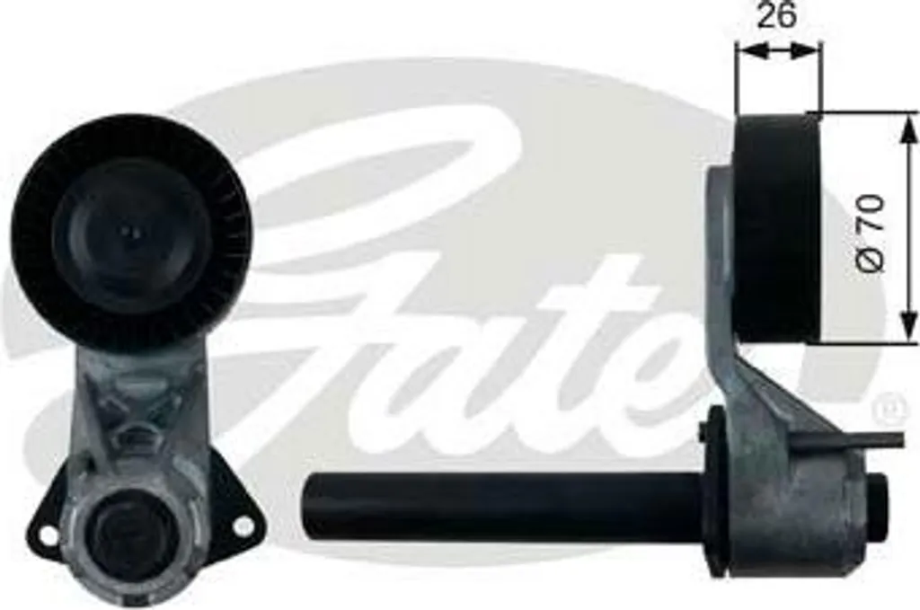 Tendeur de courroie de rechange GATES T39203 pour révision X5 et X6