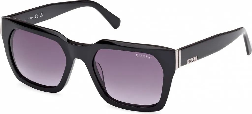 Lunettes de soleil de conduite Guess GU00172 noir brillant homme