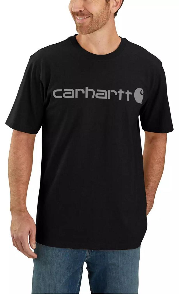 Carhartt 103361 Dearborn Relaxed Logo T-Shirt Black/Gray L