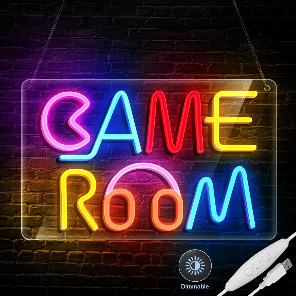 Néon Led USB Dimmable, Bouclier Néon, Veilleuse Néon Led Image du produit 